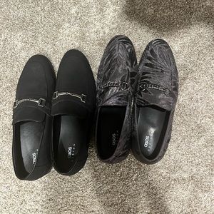 ASOS velvet loafers